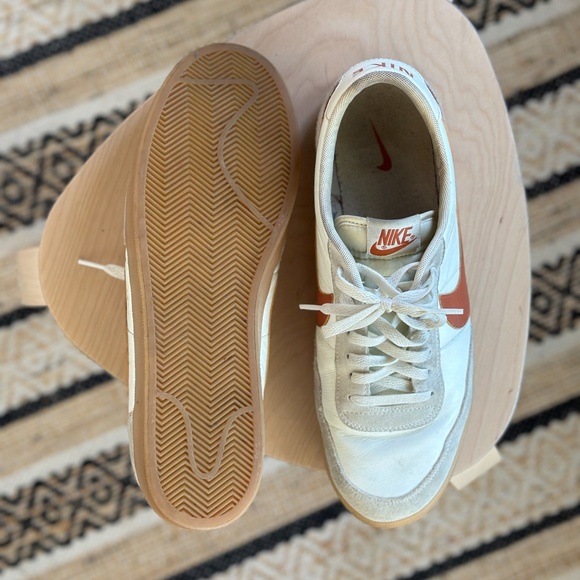Nike Killshot 2 Leather Sail Desert Orange Gum Sole Sneakers - Picture 6 of 11